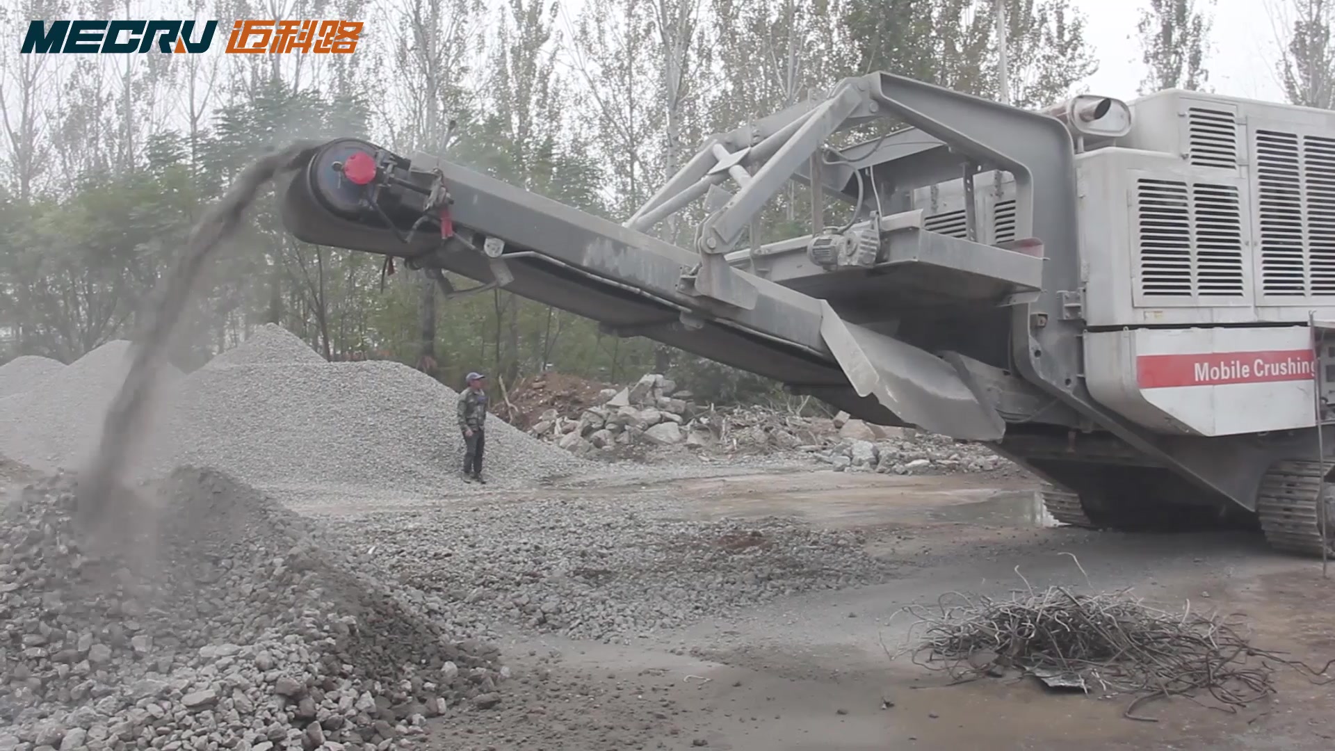 移動破碎，高效施工——邁科路重工移動破碎站引領行業變革